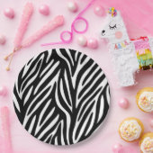 ZEBRA AFDRUKKEN PAPIEREN BORDJE (Feest)