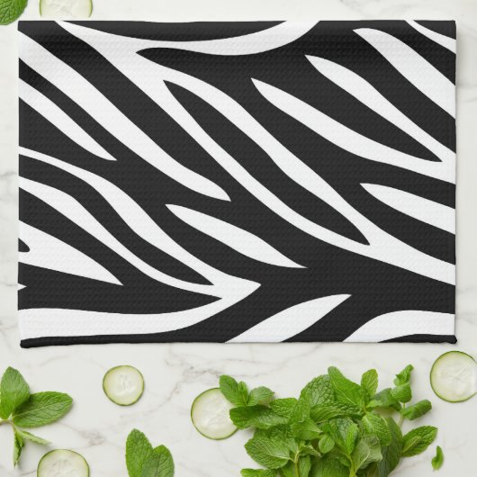 ZEBRA AFDRUKKEN THEEDOEK (Gevouwen)