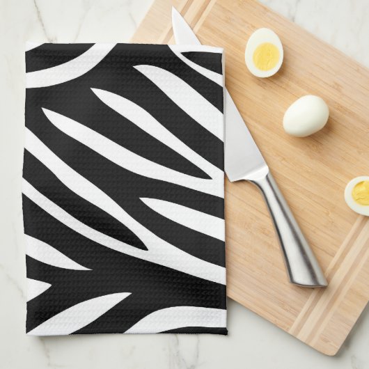ZEBRA AFDRUKKEN THEEDOEK (Quarter Fold)