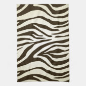 Zebra afdruppelpatroon theedoek (Verticaal)