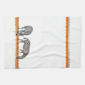 Zebra Africa African Tea Serviette de cuisine (Horizontal)