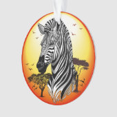 Zebra African Savanna Wild Animal (devant)