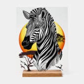 Zebra African Savanna Wild Animal (Recto)