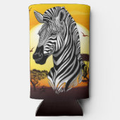 Zebra African Savanna Wild Animal (Achterkant)