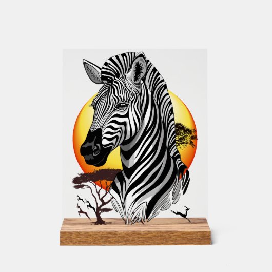 Zebra African Savanna Wild Animal (Recto)