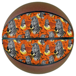 Zebra African Savanna Wild Animal Basketbal