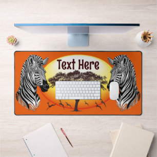Zebra African Savanna Wild Animal Bureaumat