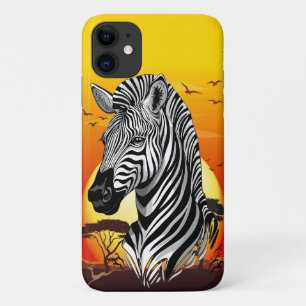 Zebra African Savanna Wild Animal iPhone 11 Hoesje
