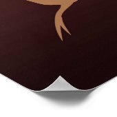 Zebra African Savanna Wild Animal Poster (Hoek)