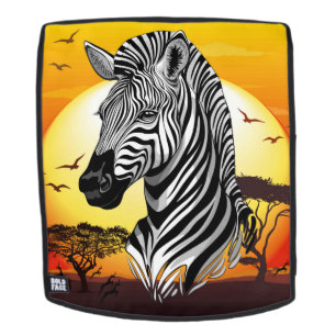 Zebra African Savanna Wild Animal Rugtassen