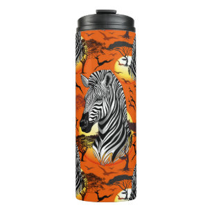 Zebra African Savanna Wild Animal Thermosbeker