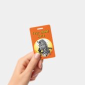 Zebra Afrikaanse Savanne Wilde Dier Badge (Handheld)