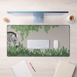 Zebra amongst Leaves