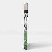 Zebra amongst Leaves Phone Case iPhone Hoesje (Rechterkant)