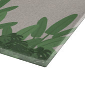 Zebra amongst Leaves Snijplank (Hoek)