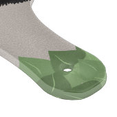 Zebra amongst Leaves Snijplank (Hoek)