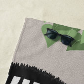 Zebra amongst Leaves Strandlaken (In situ)