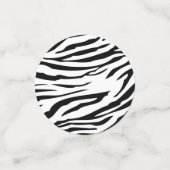 Zebra Animal Pattern Modern Confetti (Kleine voorkant)