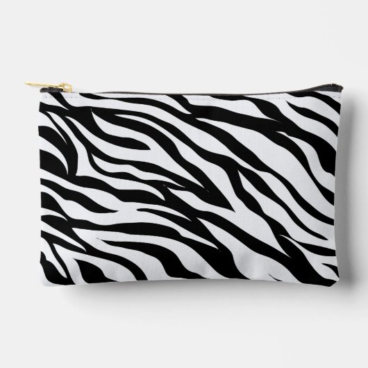 Zebra Animal Print Black and White Safari  Etui (Voorkant)