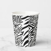 Zebra Animal Print Papier beker (Links)