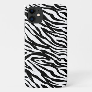 Zebra Animal Skin Print Pattern-15391 iPhone 11 Hoesje