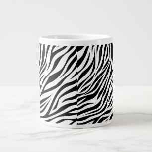 Zebra Animal Skin Print Pattern-15391 Extra Grote Beker