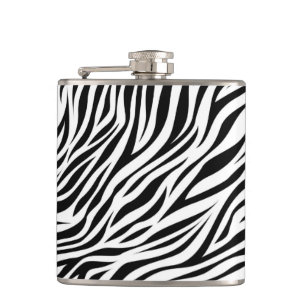 Zebra Animal Skin Print Pattern-15391 Heupfles