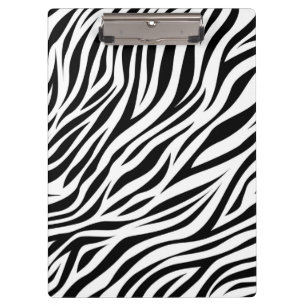 Zebra Animal Skin Print Pattern-15391 Klembord