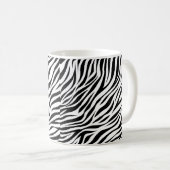 Zebra Animal Skin Print Pattern-15391 Koffiemok (Voorkant rechts)