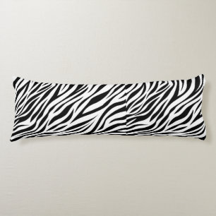 Zebra Animal Skin Print Pattern-15391 Lichaamskussen