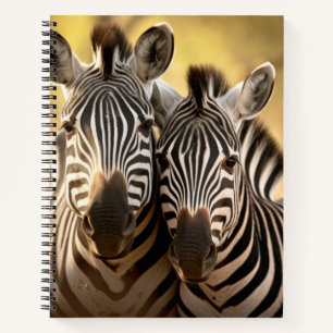 Zebra Animal Wild Beauty Freedom Wilderness Natuur Notitieboek