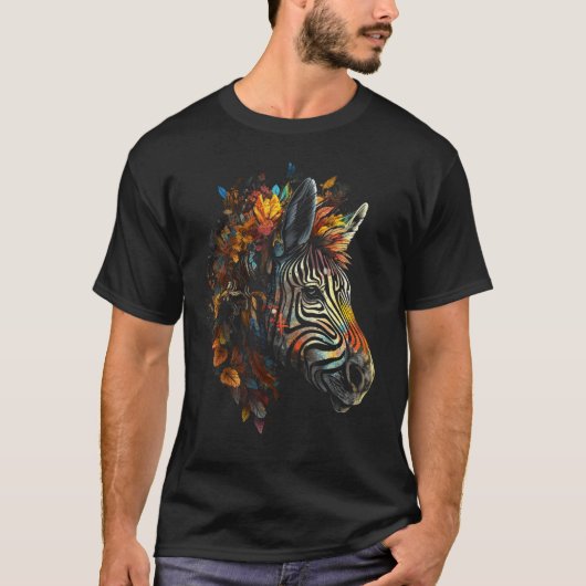 Zebra Animal Zoo Animal Zebra T-shirt (Voorkant)