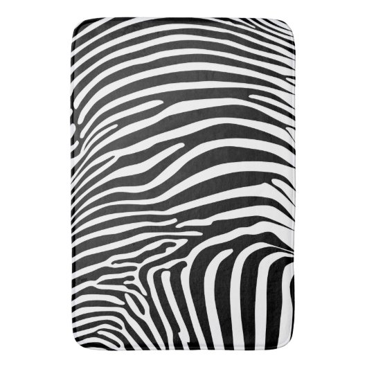 Zebra Animalprint Badmat (Voorkant Verticaal)