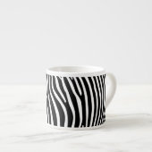 Zebra Animalprint Espresso Kop (Voorkant rechts)
