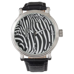 Zebra Animalprint Horloge
