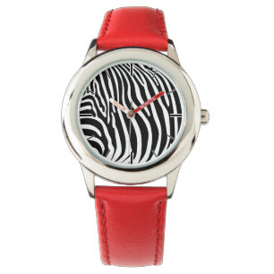 Zebra Animalprint Horloge
