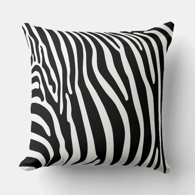 Zebra Animalprint Kussen (Voorkant)