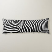 Zebra Animalprint Lichaamskussen (Achterkant)