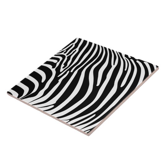 Zebra Animalprint Tegeltje (Zijkant)