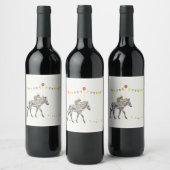 Zebra Apenballon Stickers (Flessen)