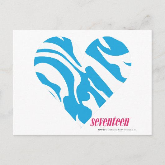 Zebra Aqua 2 Briefkaart (Voorkant)
