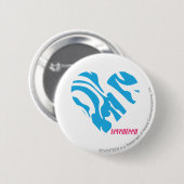 Zebra Aqua 2 Ronde Button 5,7 Cm (Voorkant /achterkant)
