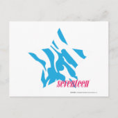 Zebra Aqua 3 Briefkaart (Voorkant)