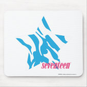 Zebra Aqua 3 Muismat (Voorkant)