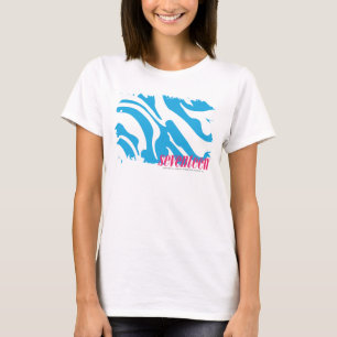 Zebra Aqua 4 T-shirt
