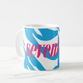 Zebra Aqua Koffiemok (Voorkant links)