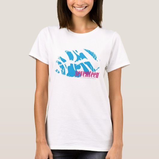Zebra Aqua T-shirt (Voorkant)
