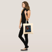 Zebra Art Nouveau Vrouw Tote Bag (Voorkant (model))
