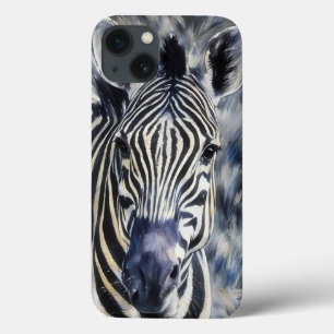 Zebra Art Sweet Face Phonehoes iPhone 13 Hoesje