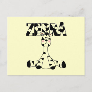 Zebra Baby en cadeaus Briefkaart